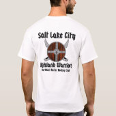 Salt Lake City Highland Warriors T-Shirt (Achterkant)