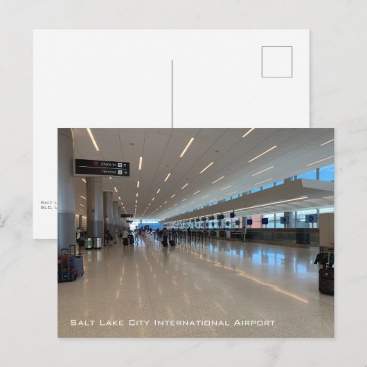 Salt Lake City Inter Briefkaart (Voorkant / Achterkant)