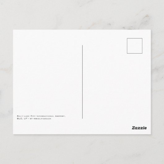 Salt Lake City Inter Briefkaart (Achterkant)