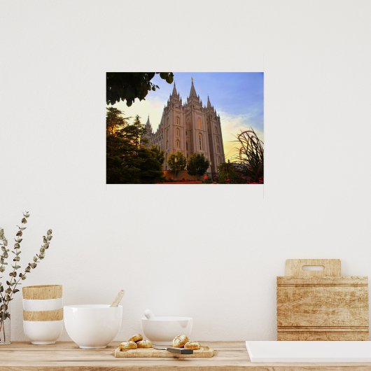 Salt Lake City, LDS Temple Poster (Keuken)