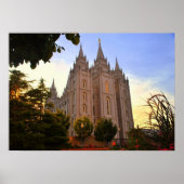 Salt Lake City, LDS Temple Poster (Voorkant)