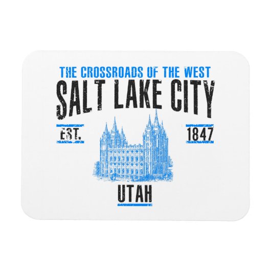 Salt Lake City Magneet (Horizontaal)