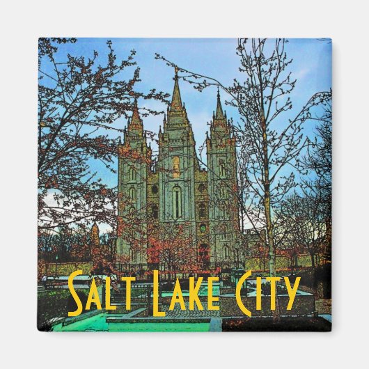 Salt Lake City Magnet (Voorkant)