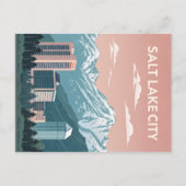 Salt Lake City: Mountain Majesty en stedelijke cha Briefkaart (Voorkant)