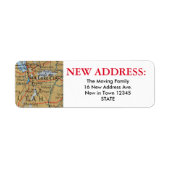 Salt Lake City New Address Label (Voorkant)