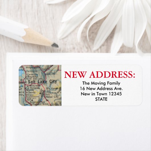 Salt Lake City New Address Label (Insitu)
