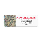 Salt Lake City New Address Label (Voorkant)