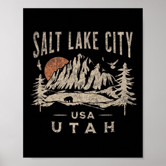 Salt Lake City Poster (Voorkant)