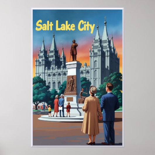 Salt Lake City Poster (Voorkant)