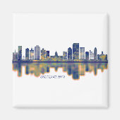 Salt Lake City Skyline Magneet (Voorkant)