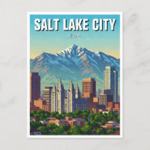 Salt Lake City Skyline Utah