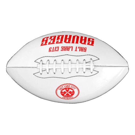 Salt Lake City Svages 2 Panel Football (Voorkant)