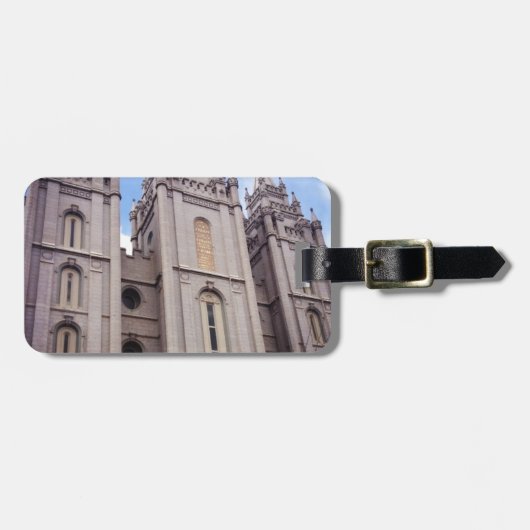 Salt Lake City Temple Bagagelabel (Voorkant horizontaal)