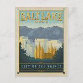 Salt Lake City, UT Briefkaart (Voorkant)