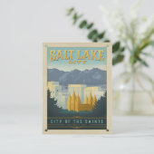 Salt Lake City, UT Briefkaart (Staand voorkant)