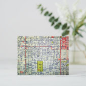 SALT LAKE CITY, UT  Map Briefkaart (Staand voorkant)