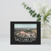 Salt Lake City UT Panorama Uitzicht jaren 1910 Briefkaart (Staand voorkant)