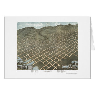 Salt Lake City, UT Panoramic Map - 1870