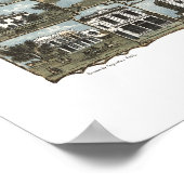 Salt Lake City, UT Panoramic Map - 1870 Poster (Hoek)