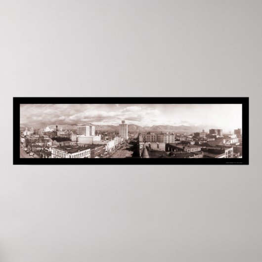 Salt Lake City UT Panoramic Photo 1913 Poster (Voorkant)