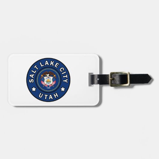 Salt Lake City Utah Bagagelabel (Voorkant horizontaal)