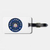Salt Lake City Utah Bagagelabel (Achterkant horizontaal)