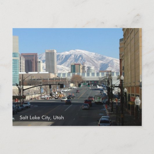 Salt Lake City, Utah Briefkaart (Voorkant)
