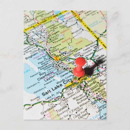 Salt Lake City, Utah Briefkaart (Voorkant)