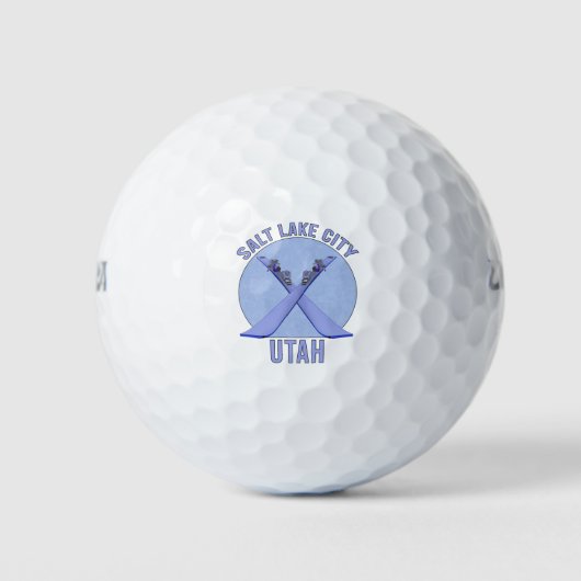 Salt Lake City, Utah Golfballen (Voorkant)