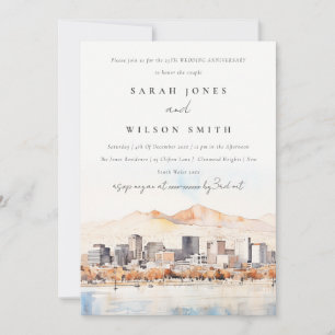 Salt Lake City Utah Landschap Huwelijk Jubileum Kaart
