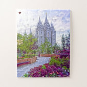 Salt Lake City Utah Legpuzzel (Verticaal)