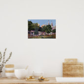 Salt Lake City Utah Mormon Tabernacle en Temple Poster (Keuken)