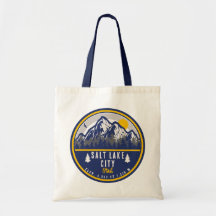Salt Lake City Utah Ski Souvenir Retro Vintage 80s