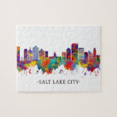 Salt Lake City Utah Skyline Legpuzzel (Horizontaal)