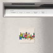 Salt Lake City Utah Skyline Magneet (Insitu (Vaatwasser))