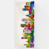Salt Lake City Utah Skyline Spandoek (Verticaal)