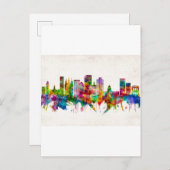 Salt Lake City Utah Skyline Uitnodiging Briefkaart (Voorkant / Achterkant)