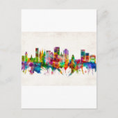 Salt Lake City Utah Skyline Uitnodiging Briefkaart (Voorkant)