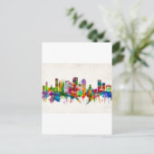 Salt Lake City Utah Skyline Uitnodiging Briefkaart (Staand voorkant)