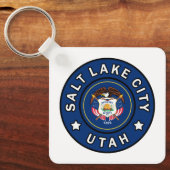 Salt Lake City Utah Sleutelhanger (Voorkant)