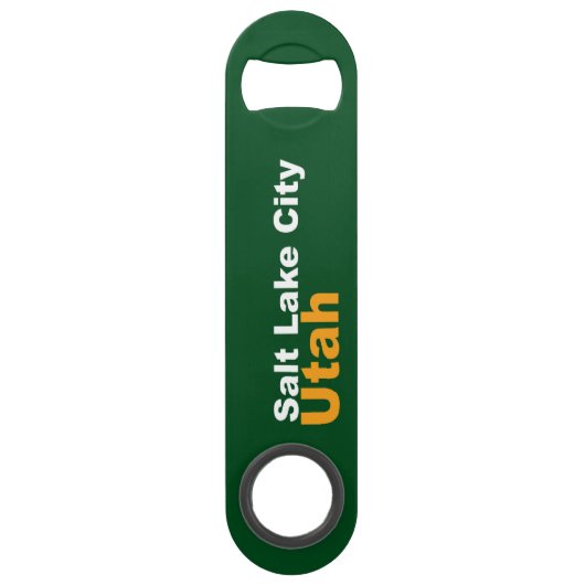 Salt Lake City, Utah Speed Bottle Opener Speed Flessenopener (Achterkant)