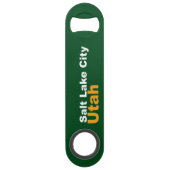 Salt Lake City, Utah Speed Bottle Opener Speed Flessenopener (Voorkant)