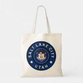 Salt Lake City Utah Tote Bag (Achterkant)