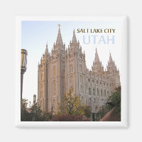 Salt Lake City Utah Travel Souvenir Koelkast Magne