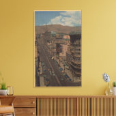 Salt Lake City, Utah - Uitzicht van Main St. Canvas Afdruk (Insitu (Woonkamer))