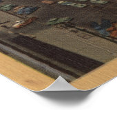 Salt Lake City, Utah - Uitzicht van Main St. Poster (Hoek)