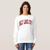 Salt Lake City Utah  Varsity College Sweats Trui (Voorkant volledig)