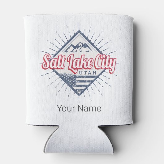 Salt Lake City Utah Verenigde Staten Blikjeskoeler (Achterkant)