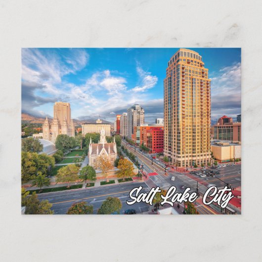 Salt Lake City, Utah, Verenigde Staten Briefkaart (Voorkant)