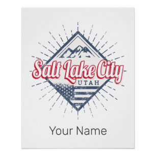 Salt Lake City Utah Verenigde Staten Perfect Poster